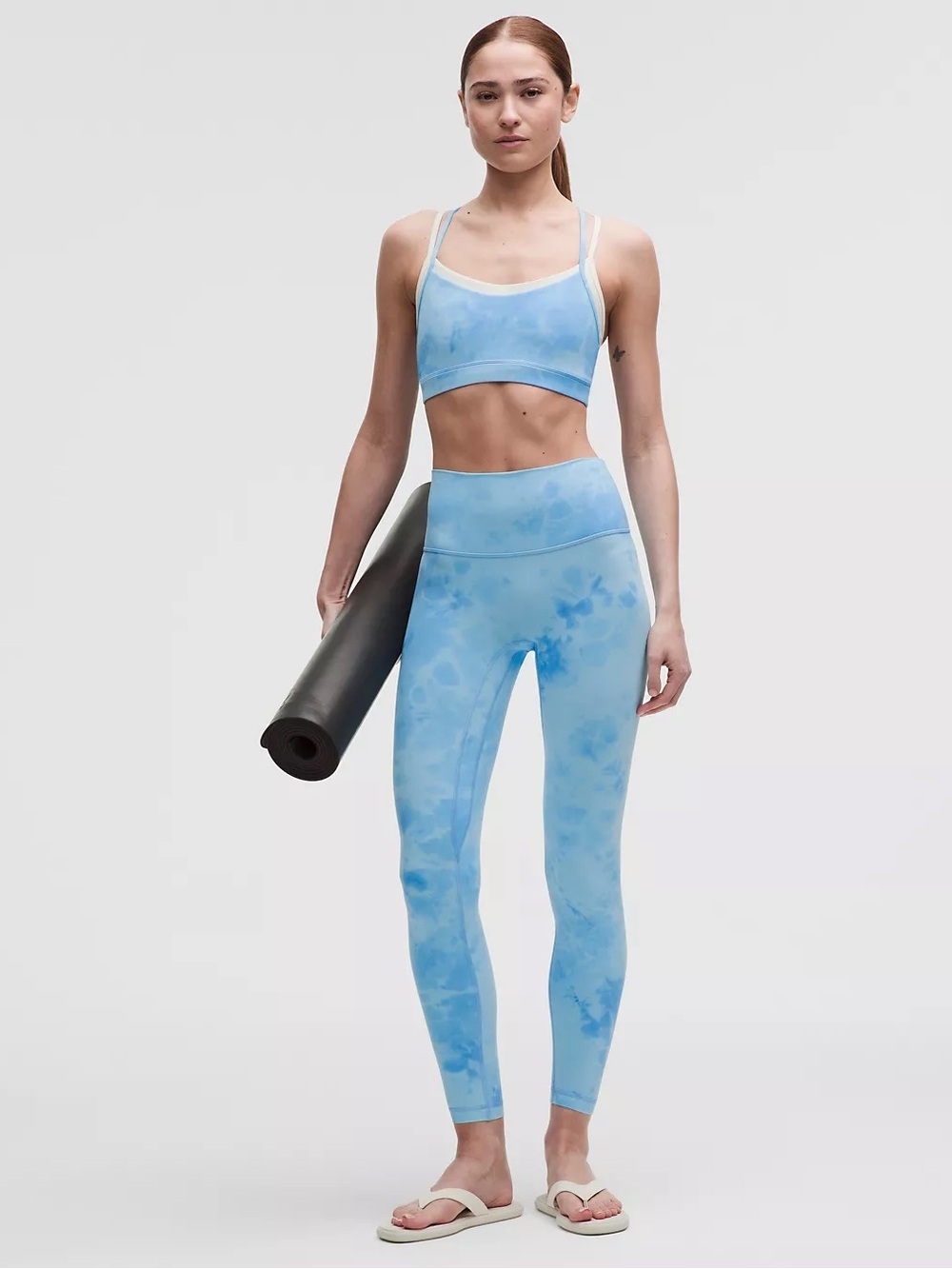 Lululemon Align No Line High-Rise Pant 28” NWT Smoothie Wash Blueberry Multi - Picture 5 of 8